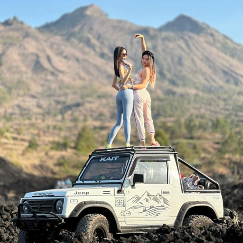 Volcano Jeep Tour Black Lava Black Sand Kintamani